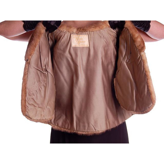 Vintage Ladies Stole Mink Fur Stole Watt & Shand 1940s Women's vendor-unknown