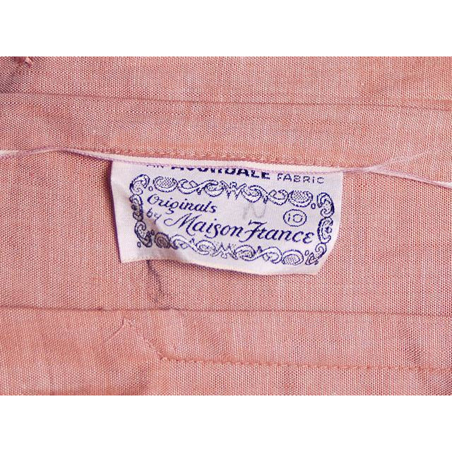 VTG 1940s Maison France Mocha Cotton 3 Pc Dress Set Blouses Skirt Pinup 39-26-37 Women's,New Arrivals Maison France