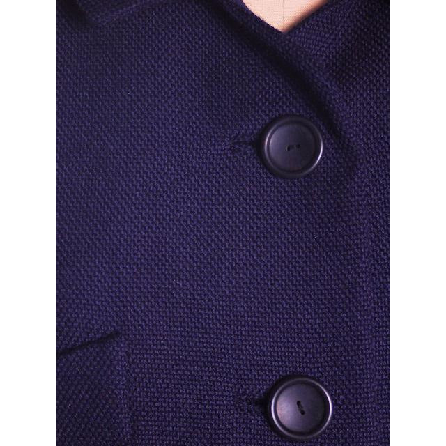 Vintage Navy Blue Wool Suit Ben Zuckerman Sz 4 Late 1950s Women's Ben Zuckerman