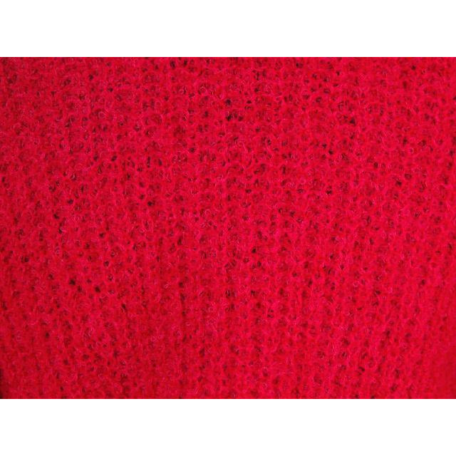 Vintage Schiaparelli Sweater Raspberry Wool 1950S Large Women's Schiaparelli