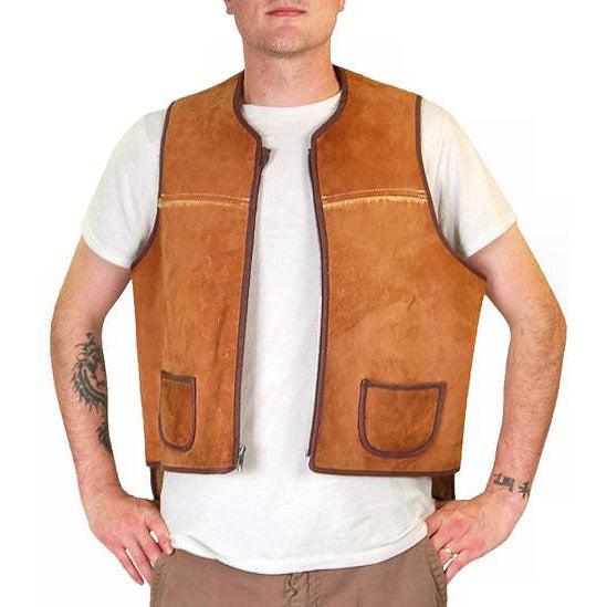 Vintage Mens Vest Shearling Hunting Vest 1950S Cool Pockets Men's Vintage The Best Vintage Clothing