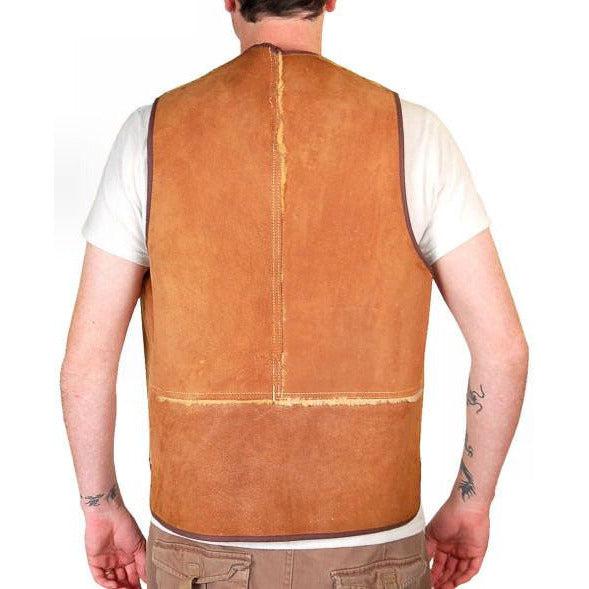 Vintage Mens Vest Shearling Hunting Vest 1950S Cool Pockets Men's Vintage The Best Vintage Clothing