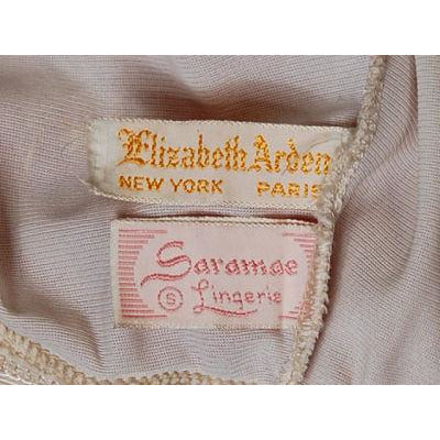 Vintage Half Slip Silk Paisley Appliqué Elizabeth Arden 1950S Small Cart2cart The Best Vintage Clothing