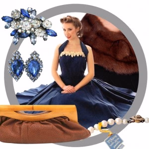 How to Accessorize a Vintage 1940s Dress